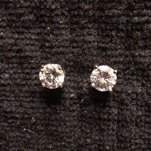 Avon rhinestone stud earrings